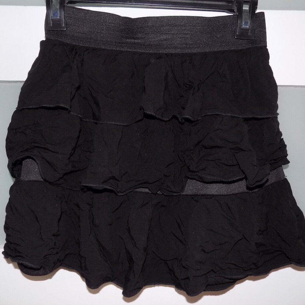 Amy's Closet Black Tiered Skirt Size L (14) Girl's